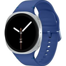 Galaxy Watch8 | 44 мм | 4G LTE | Silver | Sport/Blue | S/M, Размер: 44 мм, Цвет: Silver, Тип ремешка: Sport, Цвет ремешка: Blue, Размер ремешка: S/M, Подключение часов: Bluetooth / Wi-Fi + 4G LTE